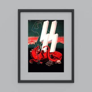 Germany and Europa Against Bolshevism (13x19inch Vertical)